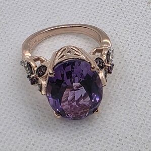 NWT African Amethyst and Multi Gemstone 9.90 ctw Size 6